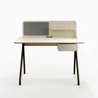 Simple Writing Desk with Divider By OEO StudioHBF Furniture