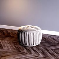 Velor pouf