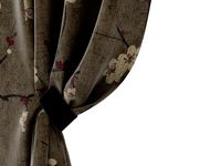 Curtains silk with magnetic pickup