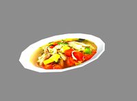 low poly meal