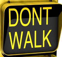 Walk Signs Crosswalk Street Light