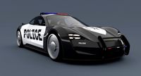 USA Police Porsche Mission E Concept 2015