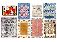 Carpet woven vintage scandinavian vol 01