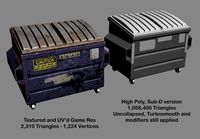 Dumpster Game Prop