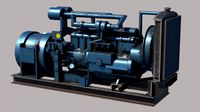 Diesel Generator Vray PBR
