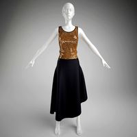 woman clothes- skirt and vest (mannequin not included)