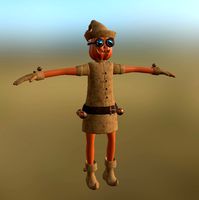 Elf Gnome Not Rigged PBR