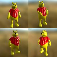Winnie the Pooh 3 Pose PBR