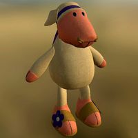 Toy Sheep Not Rigged PBR