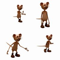 Cartoon Mouse 01-02 (7 ANIMATION)