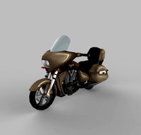 Victory Cross country Bike Low poly