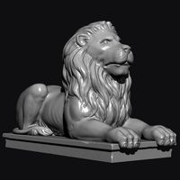 Lion Sitting
