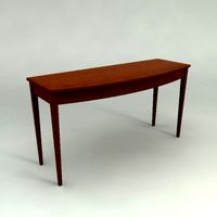 Thomas Moser Bowfront Glove Table
