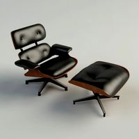 Eames Lounge Chair - Vray Materials