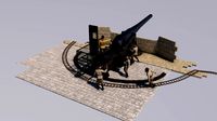 artillery battery krupp
