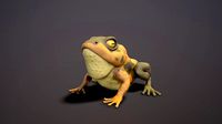 brown frog