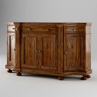 Hooker Sorella Shaped Credenza