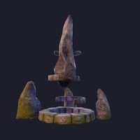 Ancient Fantasy Statue