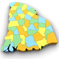 South Carolina Political Map