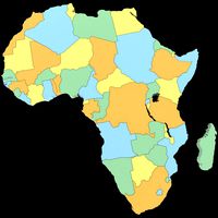 Africa Map 3D