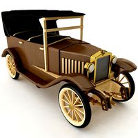 Vintage Wood Car