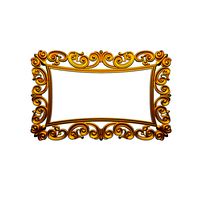 Frame mirror 3D model 11