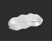 parametric sofa 3D model 02