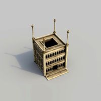 Arabian city - courtyard building