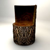 Wooden Trunk Chair