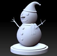 Snowman for 3D Printing