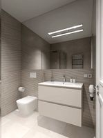 Simple cozy shower room