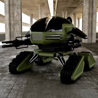 Sci-Fi Military Robot