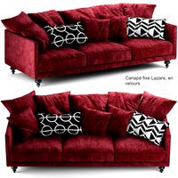 canape angle velours sofa