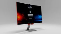 curved pc monitor 21.5