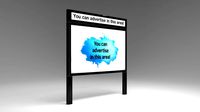 Street advertise billboard