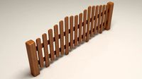 wood garden fence