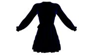 Ruffled Blue Summer Dress