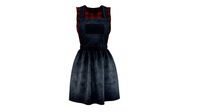 Jersey dungaree dress