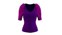 Shirt With puff Sleeve