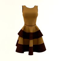 Woman Dress Jolly Layered