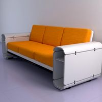 Sofa obl 3D Model