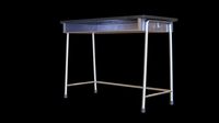 School-desk black
