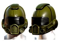 Helmet scifi military combat 3d