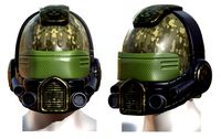 Helmet plastic mask protection