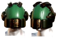Helmet scifi military combat 3d