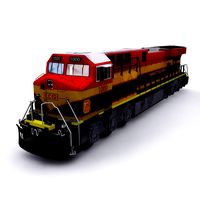 GE locomotive KCS