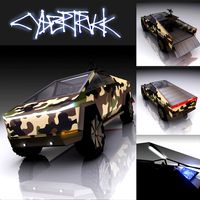 Tesla Cyber truck military