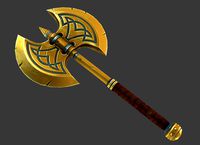 Fantasy Axe - low poly