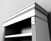 Traditional Bookcase 3d Model