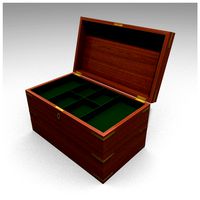 Mahogany Box 3d model